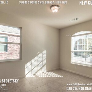New Construction Home in Princeton, TX Contact Oleg Sedletsky REALTOR - 214.940.8149 - www.360RealEstateDFW.com - JP & Associates Realtors 3 Beds, 2 Baths, 2 Car Garage, 1608 sqft Note! Information provided is deemed reliable, but is not guaranteed and should be independently verified. Price and Home Availability is subject to change without notice. Square footages are approximate.