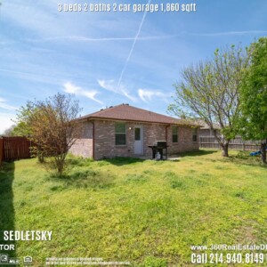 House For Rent in Little Elm, TX. 3 beds 2 baths 2-car garage 1,860 sqft. Little Elm ISD - Call 214.940.8149 Oleg Sedletsky Realtor