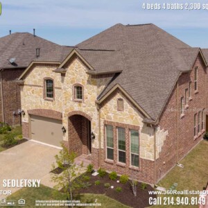 House For Sale in Prosper, TX. 4 beds 4 baths 3,300 sqft. Prosper ISD - Call 214.940.8149 Oleg Sedletsky Realtor