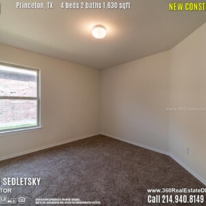 New Construction Home in Princeton, TX. April 2019. Contact Oleg Sedletsky REALTOR - 214.940.8149 - www.360RealEstateDFW.com - JP & Associates Realtors
$214,990 1story, 4 Beds, 2 Baths, 2 Car Garage, 1630 sqft
Note! Information provided is deemed reliable, but is not guaranteed and should be independently verified.
Price and Home Availability is subject to change without notice. Square footages are approximate. New Construction Home in Princeton, TX. April 2019. Contact Oleg Sedletsky REALTOR - 214.940.8149 - www.360RealEstateDFW.com - JP & Associates Realtors $214,990 1story, 4 Beds, 2 Baths, 2 Car Garage, 1630 sqft Note! Information provided is deemed reliable, but is not guaranteed and should be independently verified. Price and Home Availability is subject to change without notice. Square footages are approximate.