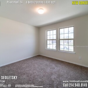 New Construction Home in Princeton, TX. April 2019. Contact Oleg Sedletsky REALTOR - 214.940.8149 - www.360RealEstateDFW.com - JP & Associates Realtors
$214,990 1story, 4 Beds, 2 Baths, 2 Car Garage, 1630 sqft
Note! Information provided is deemed reliable, but is not guaranteed and should be independently verified.
Price and Home Availability is subject to change without notice. Square footages are approximate. New Construction Home in Princeton, TX. April 2019. Contact Oleg Sedletsky REALTOR - 214.940.8149 - www.360RealEstateDFW.com - JP & Associates Realtors $214,990 1story, 4 Beds, 2 Baths, 2 Car Garage, 1630 sqft Note! Information provided is deemed reliable, but is not guaranteed and should be independently verified. Price and Home Availability is subject to change without notice. Square footages are approximate.