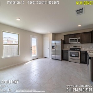 New Construction Home in Princeton, TX. April 2019. Contact Oleg Sedletsky REALTOR - 214.940.8149 - www.360RealEstateDFW.com - JP & Associates Realtors
$214,990 1story, 4 Beds, 2 Baths, 2 Car Garage, 1630 sqft
Note! Information provided is deemed reliable, but is not guaranteed and should be independently verified.
Price and Home Availability is subject to change without notice. Square footages are approximate. New Construction Home in Princeton, TX. April 2019. Contact Oleg Sedletsky REALTOR - 214.940.8149 - www.360RealEstateDFW.com - JP & Associates Realtors $214,990 1story, 4 Beds, 2 Baths, 2 Car Garage, 1630 sqft Note! Information provided is deemed reliable, but is not guaranteed and should be independently verified. Price and Home Availability is subject to change without notice. Square footages are approximate.