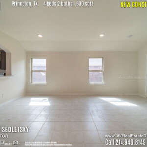 New Construction Home in Princeton, TX. April 2019. Contact Oleg Sedletsky REALTOR - 214.940.8149 - www.360RealEstateDFW.com - JP & Associates Realtors
$214,990 1story, 4 Beds, 2 Baths, 2 Car Garage, 1630 sqft
Note! Information provided is deemed reliable, but is not guaranteed and should be independently verified.
Price and Home Availability is subject to change without notice. Square footages are approximate. New Construction Home in Princeton, TX. April 2019. Contact Oleg Sedletsky REALTOR - 214.940.8149 - www.360RealEstateDFW.com - JP & Associates Realtors $214,990 1story, 4 Beds, 2 Baths, 2 Car Garage, 1630 sqft Note! Information provided is deemed reliable, but is not guaranteed and should be independently verified. Price and Home Availability is subject to change without notice. Square footages are approximate.