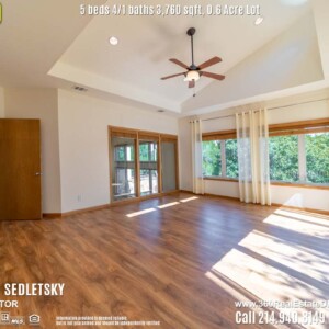 Lakeview Home For Sale in Little Elm TX. 5 beds 4.2 baths 2-car garage 3,760 sqft. Little Elm ISD - Call 214.940.8149 Oleg Sedletsky Realtor