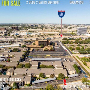 Condo For Sale in Dallas TX. 2 beds 2 baths 864 sqft. Dallas ISD - Call 214.940.8149 Oleg Sedletsky Realtor in Dallas, TX