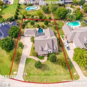 Beautiful House For Sale in Parker TX. 3 beds 4 baths 3-car garage 3,600 sqft. Allen ISD - Call 214.940.8149 Oleg Sedletsky Realtor in Parker, TX