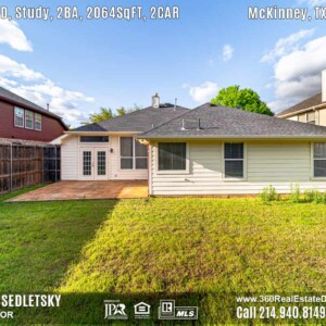 Home For Sale in McKinney, TX - 3Bd 2Ba 2065 Sqft 9213 Manassas Ridge, McKinney, Texas 75071 - Call Oleg Sedletsky Realtor 214.940.8149