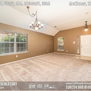 Home For Sale in McKinney, TX - 3Bd 2Ba 2065 Sqft 9213 Manassas Ridge, McKinney, Texas 75071 - Call Oleg Sedletsky Realtor 214.940.8149