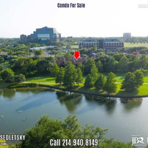 Condo For Sale with amazing golf course and lake views in Dallas, TX - Call 214-940-8149 Oleg Sedletsky Realtor.