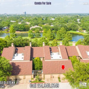 Condo For Sale with amazing golf course and lake views in Dallas, TX - Call 214-940-8149 Oleg Sedletsky Realtor.